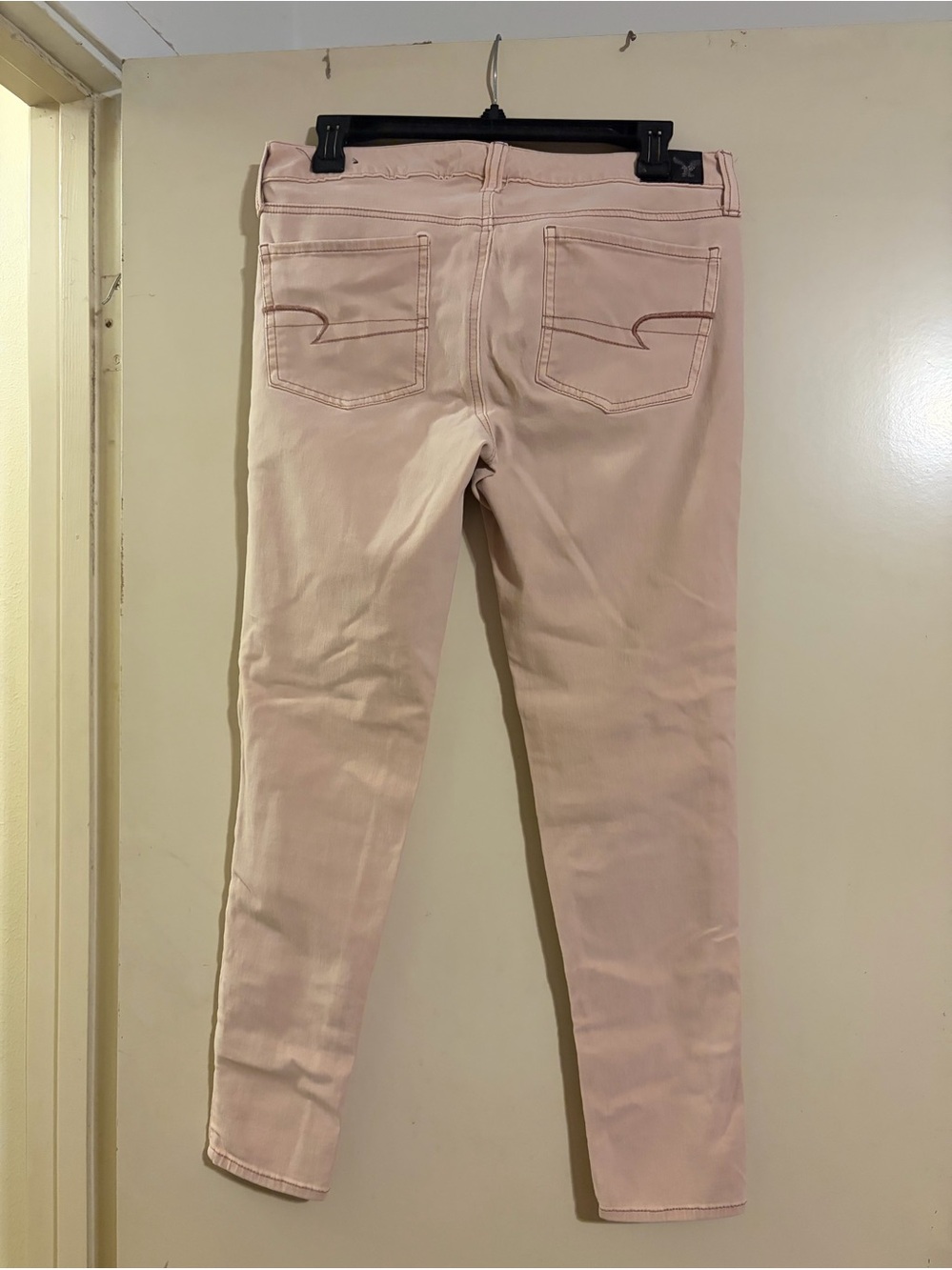 Women's AE Slim Stretch Jeans in Light Pink